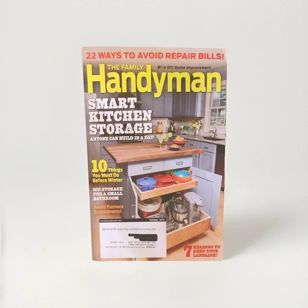 The Family Handyman October 2016 Smart Kitchen Storage Avoid Furnace Breakdowns